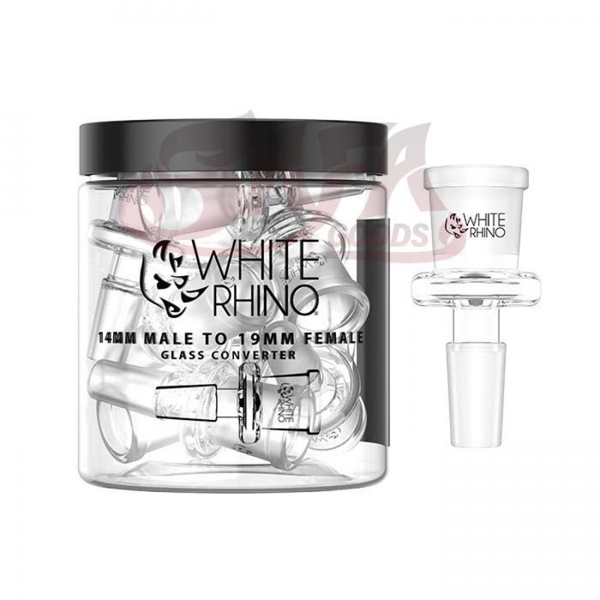 White Rhino Glass on Glass Converters 10ct Jars
